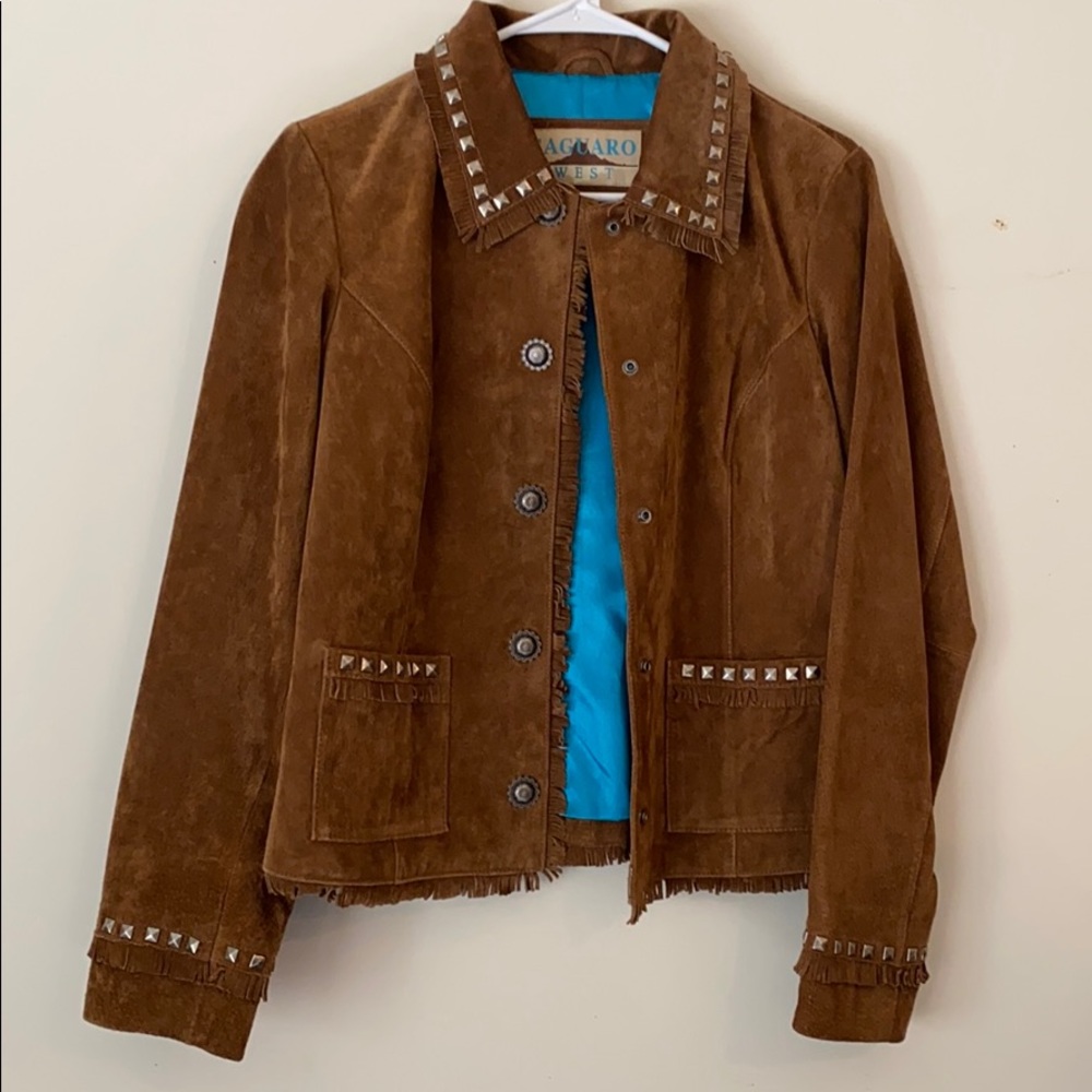 Vintage western leather jacket
